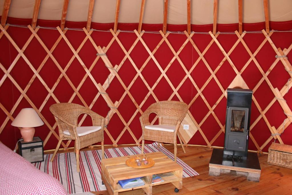 Yourtes En Terrasse Bonneval  Dış mekan fotoğraf